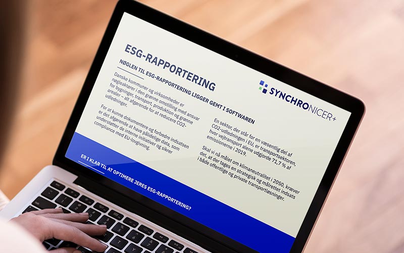 nyhed synchronicer plus esg rapportering