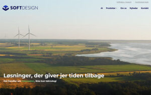nyhed soft design website forside 2025